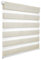 WOLTU Doppelrollo Klemmfix ohne Bohren Holzlook Buche B50 x H150 cm, Duo Rollo Zebrarollo Fensterrollo Klemmrollo Seitenzugrollo Easyfix lichtdurchlässig & verdunkelnd Rollos für Fenster und Tür