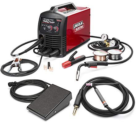 Lincoln Power MIG 140MP Multi-Process Welder TIG One Pak K4499-1