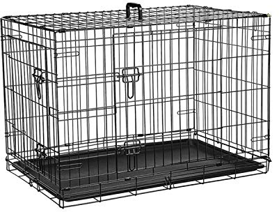 Ribelli Gabbia di Trasporto per Cani, Cassetta a Rete Metallica, per Cucciolo, Scatola Taglia:XL 91x64x58 cm