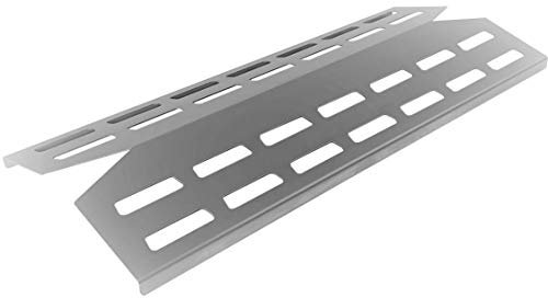 EWH Brennerabdeckung Gasgrill für Landmann Rexon 4.1 (35,5 x 13,5 x 2,8 cm) aus Edelstahl 1.4301