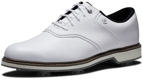 FootJoy Men's FJ Originals Golf Shoe, White/White, 11 Medium