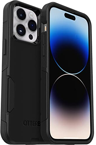 OtterBox Commuter Hülle für iPhone 14 Pro Max, Schwarz | Sturzsichere, schützende Hülle, 3x getestet nach Militärstandard, Keine Einzelhandelsverpackung