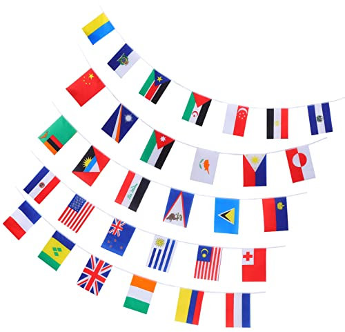 jojofuny Banner-string-flagge Aus Polyester Für Innen-und Außenbenutzung Hängende Flagge Mit Nationalbanner-design Für Schulen Klassenzimmer Und Öffentliche Platzen Nationalbanner Bereicher