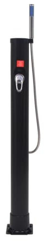 ZEYUAN Solardusche 8 L PVC Stahl, Gartendusche Aussendusche, Solar Dusche Für Garten, Garten Dusche, Pool Dusche, Garten Brause, Solardusche Für Garten
