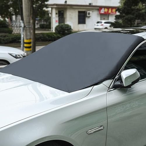 CHUANGOU Pare Soleil Voiture Pare Brise Avant，Protege Pare Brise Givre，pour Plupart des Véhicules Repliable.