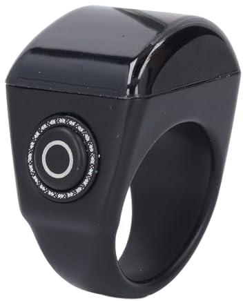 20mm Smart Tasbih Zikr Zähler Ring APP Tracking OLED Bildschirm Lange Akkulaufzeit Islamische Gebet Smart Ringe Digital Display Erinnerung