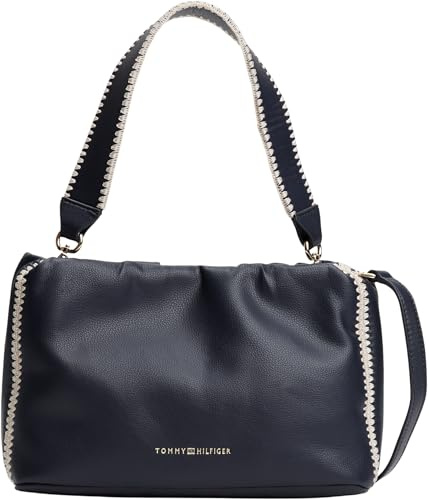 Tommy Hilfiger Damen Schultertasche Soft Summer Mini Bucket Beuteltasche