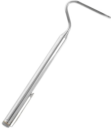 Milisten Multifunktionaler Schlangenfanggreifer Einziehbarer Snackhaken Extra Langer Schlangenhaken Aus Edelstahl Vielseitig Einsetzbar Für Den Außenbereich