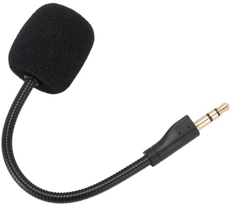Zunate Asta Microfono Staccabile Adatto per PRO X, Microfono da Gioco Sostitutivo da 3,5 Mm Cuffie con Asta per Microfono Jack Placcato Oro da 3,5 Mm Microfono da Gioco con