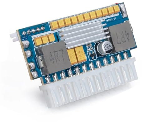 Bamberg 450 W, 24-Polig, 12 V DC-Eingang, 450 W Ausgang, Realan Mini ITX PSU, DC ATX PC-Switch, DC-DC ATX-Netzteil für Computer, Langlebig, Einfach zu Installieren
