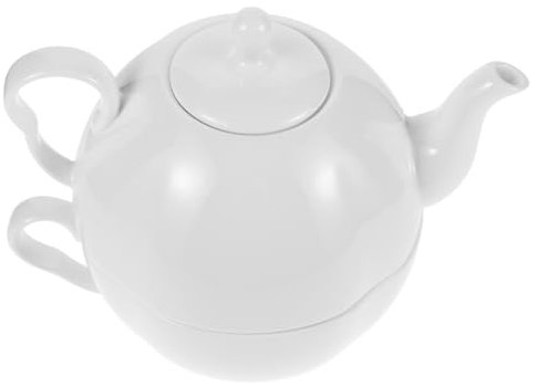 LIFKOME Service à Thé en Porcelaine Fine Anglaise Portable Théière et Tasse 1 Set Résistant la Chaleur pour Adultes Pause Thé la Maison Service à Vintage