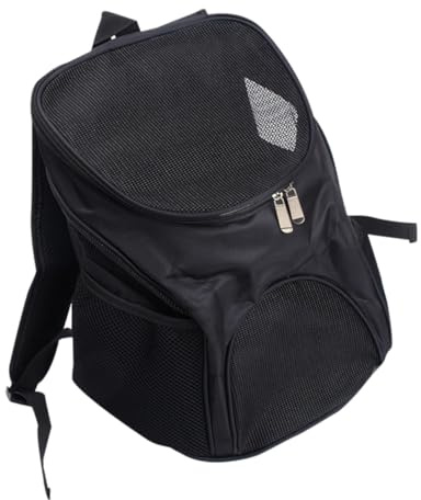 SUPVOX Pet Backpack für Kleine Hunde bis Atmungsaktiver Leichter Outdoor Rucksack mit Fußpolster Tragbar als Front Rückentasche für Spaziergänge Radfahren Reisen und Alltag