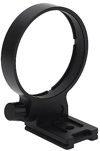 WAHEWUD Anello di montaggio per collare per treppiede per obiettivo 100 400 mm F4.5 6.3 Di VC USD con fori per viti da 1/4 pollici 3/8 pollici