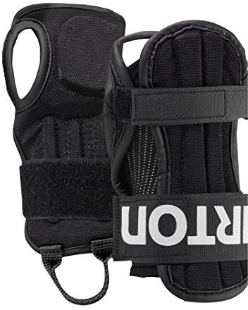 Burton Kids Wrist Guards, True Black, Large