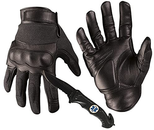 Mil-Tec Unisex – Erwachsene Tactical Handschuhe, Schwarz, L EU