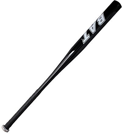 Baseballschläger, 63,5 cm (25 Zoll), Aluminium-Legierung M Schwarz