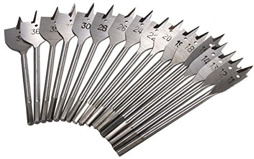RanDal 11-38Mm Holz-Flachbohr-Bits Hex Shank Holz-Arbeiter - 30Mm