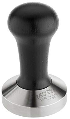 motta Metallurgica Espresso/Kaffeestampfer mit konvexem Edelstahlboden, 58 mm