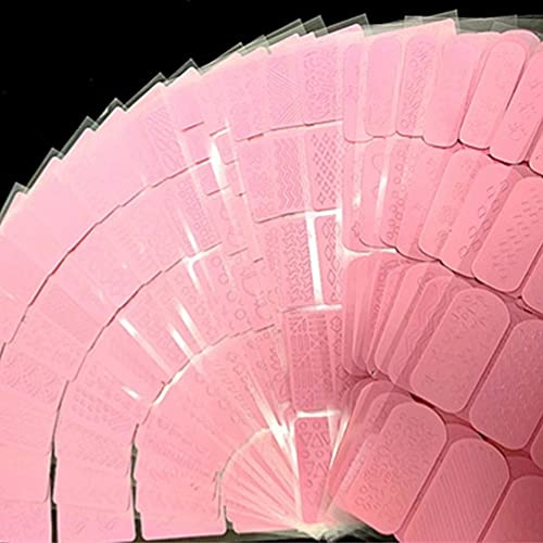 Nail Stencils for Nail Art Reusable, Nail Vinyl Stencils Sticker French Tip Nail Decals Hollow DIY Manicure Decoration Decals Supplies（24 Sheets）