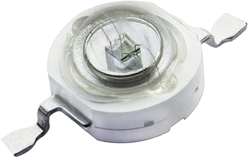 100 unids 3W UV de alta potencia LED perlas de luz ultra violeta púrpura LED chip 365nm 370nm 380nm 390nm 395nm 400nm 405nm 420nm (400-410nm)