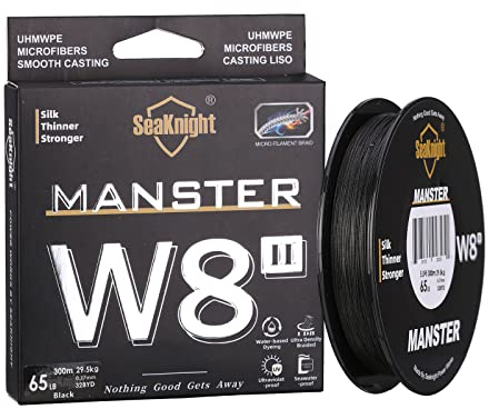 SeaKnight W8 II 8 Fach Angelschnur Geflochten Salzwasser 150M/300M/500M PE Geflochtene Angelschnur 8 Stränge Karpfen Angelschnur Forelle 15-100LB