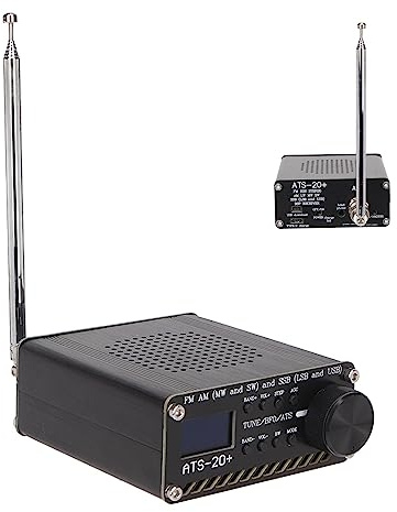 ATS 20+ Radio Receiver, High Sensitivity, Portable Small World Band Digital Receiver with Multiple Channels and High Sensitivity for Outdoor Camping and Home