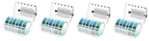 VANZACK 4stücke Fishing Line Organizer Multifunktionale Aufbewahrungsbox Für Angelruten Für Pe Und Mit Sicherem Auslassdesign
