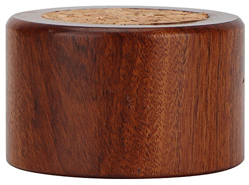 ANKROYU Nähnadelkissen aus Holz, Nähnadelkissen, Nadelkissen mit Holzsockel, Nadelaufbewahrung, Nähnadelkissen für Handwerker (Akupunktur aus Rosenholz)