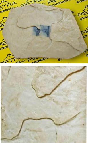 STAMPO per intonaco stampato FINTA PIETRA, muro stampato cemento stampato, Modello Rock Mat 11 di cm. 40x33 circa, per stampi per pavimento e stampi per pietra