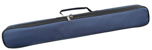 JWQFBC Bolsa para Flauta con Correa para Un Solo Hombro, Bolsa de Bambú para Flauta con Capacidad para 2 Flautas, Práctica Y Fácil de Instalar, Bolsa, Azul