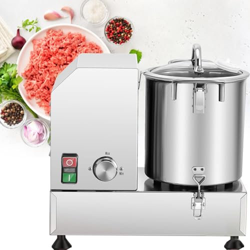 Robot de cuisine professionnel pour viande, coupe-légumes électrique en acier inoxydable 1200/1800 W