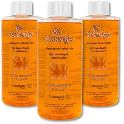 Bio Orange Detergente Sgrassatore Universale Concentrato per Tutte le Superfici, Profumato all'Arancia, 500ml (3)