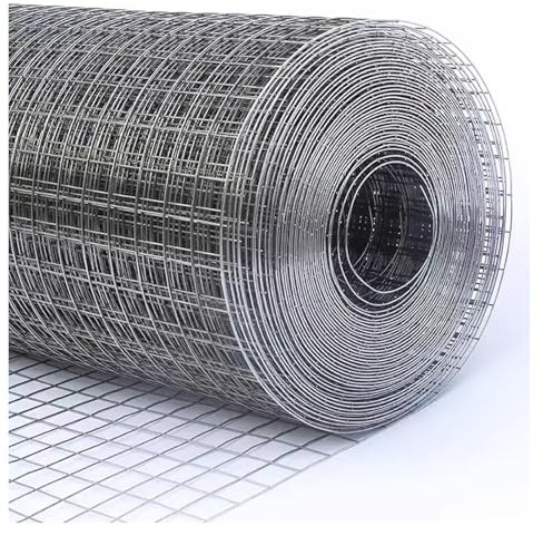Edelstahl-Drahtgewebe, Maschendrahtzaun Auf Rollen, Metall-Gartengitter Mit 6 Mm Maschenweite, Geflügelnetz (0,9 X 10