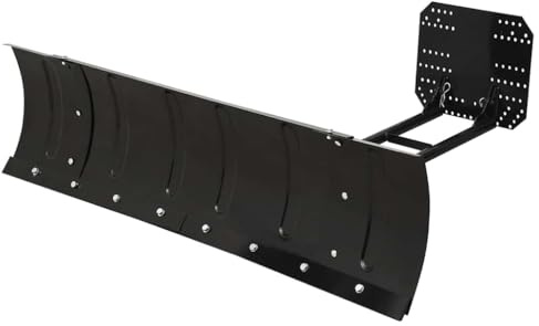 Genérico Pala quitanieves para Quad ATV 150x38 cm Negro,Palas para nieve-153129