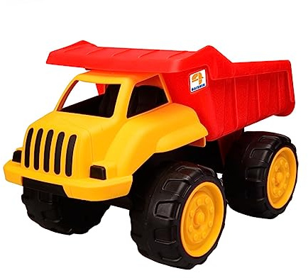 Sosoport Large Beach Toy Car Construction Sandbox Truck for Boys and Girls Tough Truck Fun Designs for Birthday Gifts