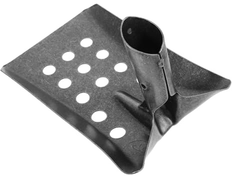 TOYZFRIENDY Pala Metálica para Cribar Lodo Aguas Residuales, Pala para Desagües Pequeña De Acero Al Manganeso, Herramienta Portátil para Limpieza De Pozos y Alcantarillas