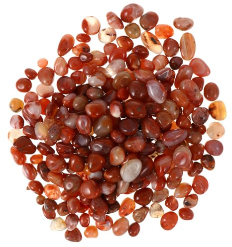 Lurrose Galets Décoratifs Naturels 0,8-1 Cm 500 G Pierres Roulées Cailloux pour Plantes Succulentes et Aménagement Jardin Extérieur Aquarium Décor Gravier