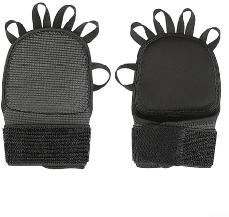 Poignées de gym avec bandes de stabilité améliorées pour un ajustement sûr lors des tractions et des activités de levage en néoprène et latex