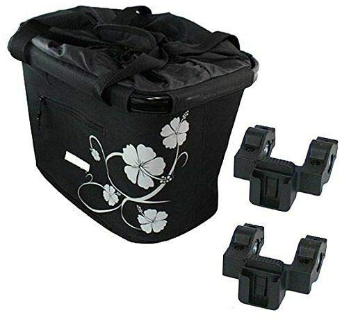 Blue Bird De Lux Fahrrad Lenkertasche Quick-Clip 20 Liter Lenkerkorb IBISCO + 2 Lenkerhalter