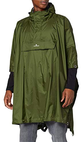 Ferrino Todomodo, Mantella Impermeabile Unisex, Verde, L-XL