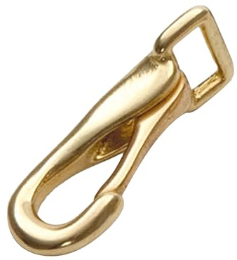 5/8 BRIDLE CLIP SPARE HORSE STABLE YARD [BRASS] [SINGLE]