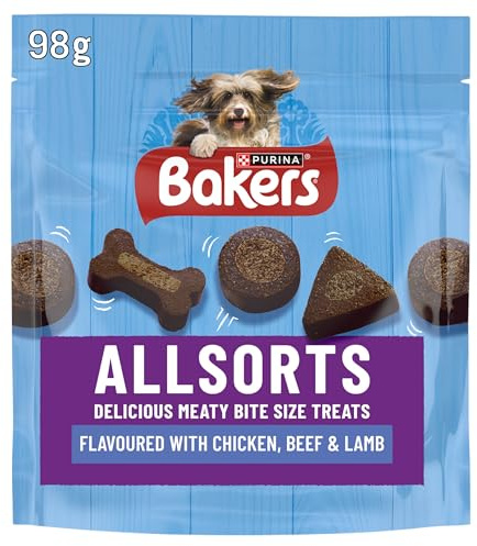 Bäcker Hund Behandelt Chcicken & Rindfleisch Allsorts 98G