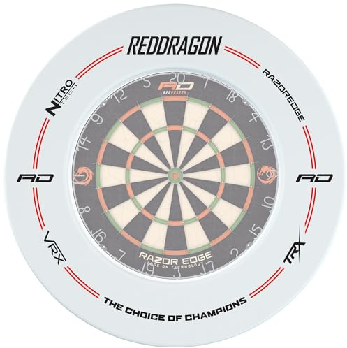 RED DRAGON Weiß Dartboard-Einfassung