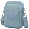 OPXTO Petit sac à bandoulière pour femme avec bandoulière réglable, sac à main pour téléphone portable, sac à bandoulière pour voyage, entraînement, Herbe de rosée, Small