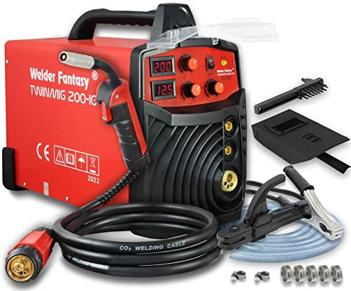 Welder Fantasy™ Twinmig 200-IG MIG/MAG Soldadora 200 A Inverter FLUX MMA 230 V 16 A Protección