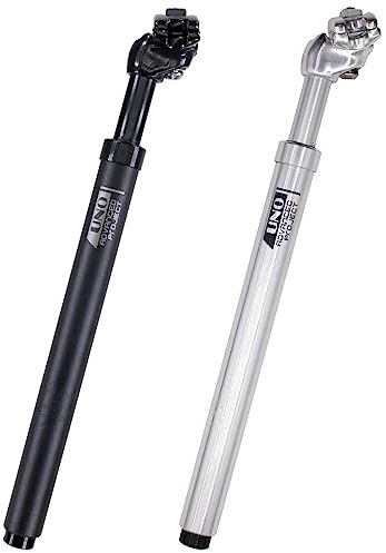 ASMEIR SattelstüTze 1 Stück Fahrrad-Sattelstützen-Aufhängung, Stoßdämpfer, MTB, Bergdämpfung, Ultraleicht, 26,8 27,2 mm 28,6 30 30,4 30,9 31,6 mm Sattelstange (Color : Black 26.8mm)