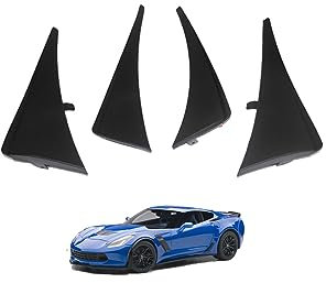 SaVgu Parafango, for Chevrolet Corvette C6/C7/C8 Paraspruzzi Anteriori e Posteriori Personalizzati Modellati Paraspruzzi Paraspruzzi Kit Accessori Auto da 4 PC, C7 (Colore : C7) (Color : C7)