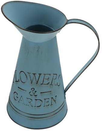IMIKEYA Eiserne Blumenvase Für Trockenblumen Dekorative Vase Für Wohnzimmer Garten Und Büro Antikes Design Für Blumenarrangements