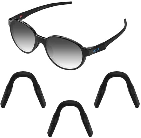 Acefrog Plaquettes de nez améliorées pour Oakley Metalink OX8153, Miter OX8154, Cogswell OX8157, Activate Eyeglass Push-in Nose Piece
