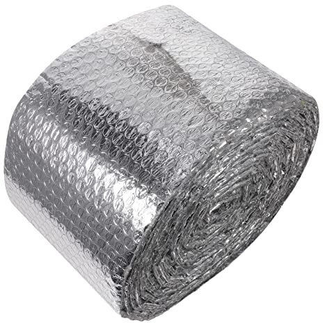OSALADI Insulating Bubble Film Reflective Insulation Multi Purpose Thermal Insulation Foil for Greenhouse Windows Roofs Walls